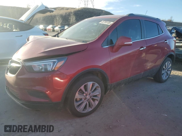 2018 Buick Encore Preferred with VIN KL4CJASB3JB582142, listed as a Copart auction lot 48795105 with Not Provided miles and Salvage Title. Bid and sale history available at carsss.com. Image 1.