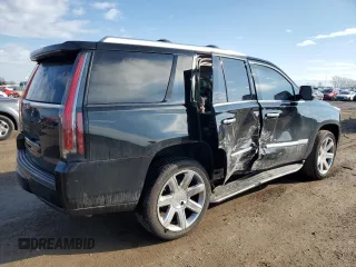 2017 Cadillac Escalade Luxury z VIN 1GYS4BKJ4HR173097, wystawiony jako Copart lot #47111275 z przebiegiem 92 417 mil mil oraz Szkoda całkowita • Salvage title. Historia ofert i sprzedaży dostępna na DreamBid. Obrazek 3.