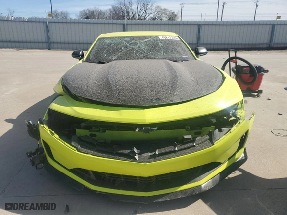 2019 Chevrolet Camaro 1LT with VIN 1G1FA1RS5K0156256, listed as a Copart auction lot 49217325 with 0 mi miles and Salvage Title. Bid and sale history available at carsss.com. Image 5.