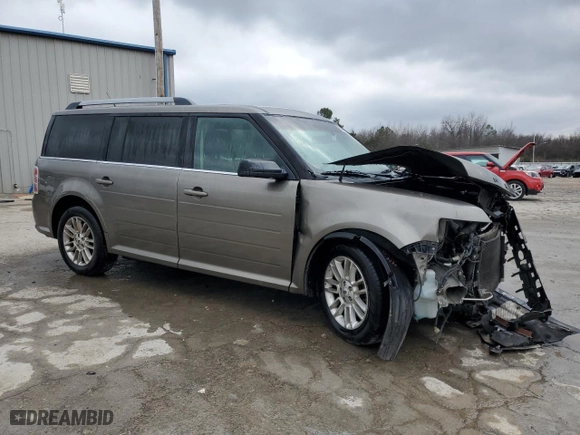 2013 Ford Flex SEL with VIN 2FMGK5C81DBD34206, listed as a Copart auction lot 88704395 with 154,481 mi miles and Salvage Title. Bid and sale history available at carsss.com. Image 4.