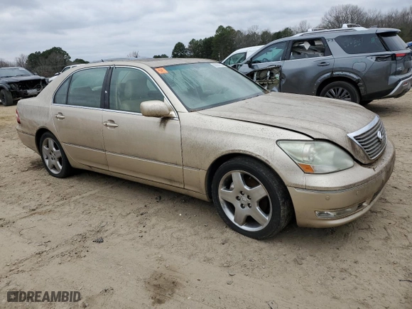 2006 Lexus LS 430 with VIN JTHBN36F365043328, listed as a Copart auction lot 41435985 with 0 mi miles and Salvage Title. Bid and sale history available at carsss.com. Image 4.