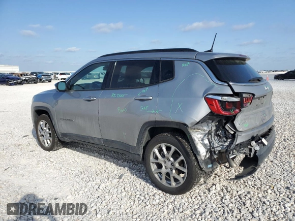 2023 Jeep Compass Latitude Lux с VIN 3C4NJDFN6PT513828, выставлен на аукционе Copart как лот 52940125 с пробегом 63 204 миль миль и Списание • Salvage title. История ставок и продаж доступна на DreamBid. Изображение 2.