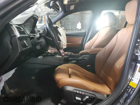 2016 BMW 3 Series 328i xDrive with VIN WBA8E3C59GK502613, listed as a Copart auction lot 63661805 with 127,559 mi miles and Salvage title. Bid and sale history available at DreamBid. Image 7.