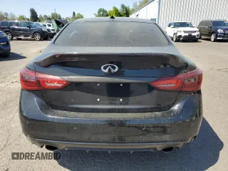 2018 Infiniti Q50 3.0t LUXE with VIN JN1EV7AP7JM361587, listed as a Copart auction lot 55641755 with 23,059 mi miles and Clean Title. Bid and sale history available at carsss.com. Image 6.