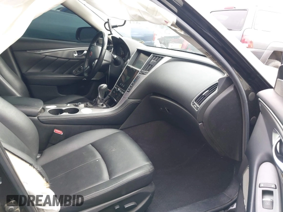 2017 Infiniti Q50 Signature Edition with VIN JN1EV7AP7HM741104, listed as a IAAI auction lot 41434197 with 78,033 mi miles and . Bid and sale history available at DreamBid. Image 5.