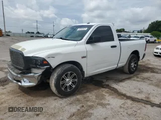 2014 Ram 1500 Express with VIN 3C6JR6AT0EG232341, listed as a Copart auction lot 62940535 with 128,468 mi miles and Salvage title. Bid and sale history available at DreamBid. Image 1.