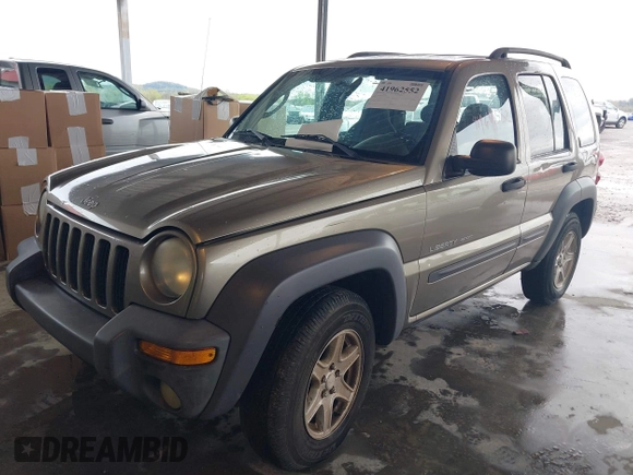 2003 Jeep Liberty Sport with VIN 1J4GK48K13W633818, listed as a IAAI auction lot 41962552 with 217,884 mi miles and . Bid and sale history available at DreamBid. Image 6.