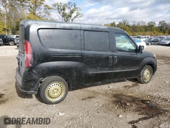 2019 Ram ProMaster City Cargo Tradesman with VIN ZFBHRFAB4K6M53813, listed as a Copart auction lot 72140683 with 249,818 mi miles and . Bid and sale history available at DreamBid. Image 3.