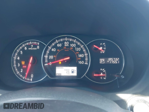 2012 Nissan Maxima S with VIN 1N4AA5APXCC821884, listed as a IAAI auction lot 41640474 with 185,732 mi miles and . Bid and sale history available at DreamBid. Image 7.