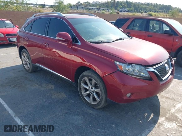 2010 Lexus RX 350 with VIN JTJZK1BA4A2403026, listed as a IAAI auction lot 42648881 with 168,517 mi miles and . Bid and sale history available at DreamBid. Image 1.