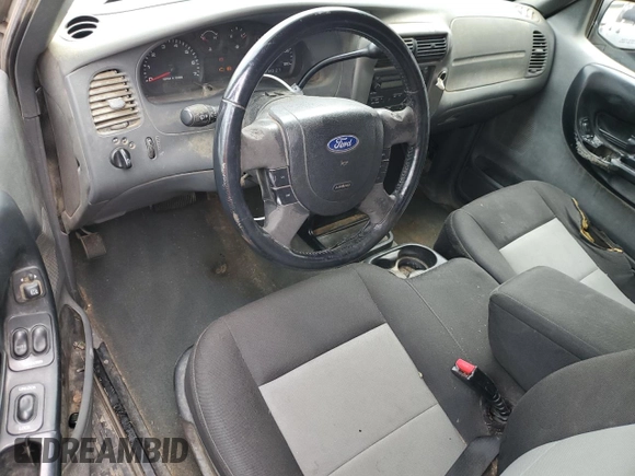 2005 Ford Ranger XL with VIN 1FTYR14U45PA07429, listed as a Copart auction lot 85771334 with 282,706 mi miles and Salvage Title. Bid and sale history available at carsss.com. Image 8.