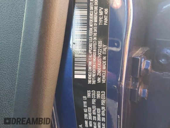 2017 Maserati Levante с VIN ZN661XUS7HX221835, выставлен на аукционе Copart как лот 56385715 с пробегом 93 977 миль миль и Списание • Salvage title. История ставок и продаж доступна на DreamBid. Изображение 13.
