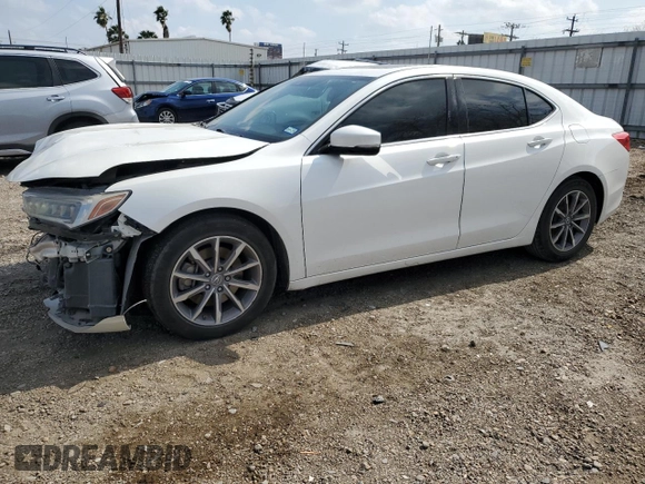 2020 Acura TLX w/Technology Pkg with VIN 19UUB1F57LA013087, listed as a Copart auction lot 44241445 with 90,056 mi miles and Salvage Title. Bid and sale history available at carsss.com. Image 1.