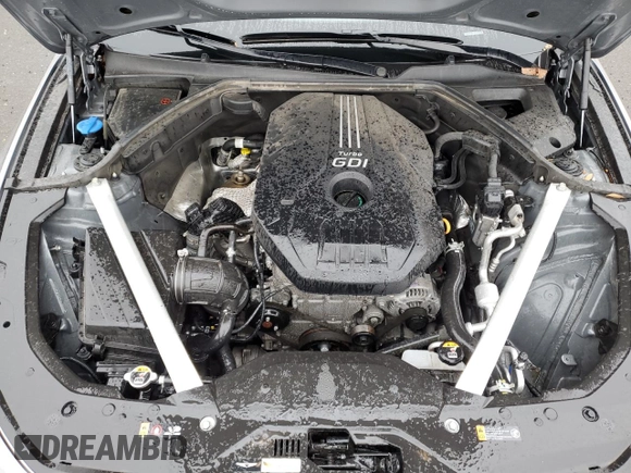 2023 Genesis G70 2.0T with VIN KMTG34TA5PU129311, listed as a Copart auction lot 43329385 with 34,917 mi miles and Non Repairable. Bid and sale history available at DreamBid. Image 11.