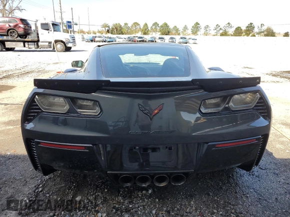 2017 Chevrolet Corvette Z06 3LZ with VIN 1G1YU2D63H5602397, listed as a Copart auction lot 47068345 with 45,752 mi miles and Salvage Title. Bid and sale history available at carsss.com. Image 6.