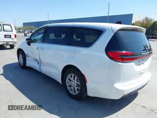 2024 Chrysler Pacifica Touring with VIN 2C4RC1FG7RR194974, listed as a IAAI auction lot 42459547 with 13,200 mi miles and . Bid and sale history available at DreamBid. Image 3.