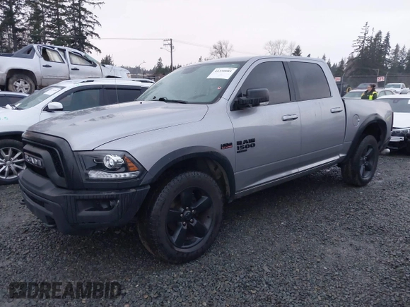2019 Ram 1500 Classic Lone Star with VIN 1C6RR7LTXKS676370, listed as a IAAI auction lot 41350081 with 116,293 mi miles. Bid and sale history available at carsss.com. Image 2.