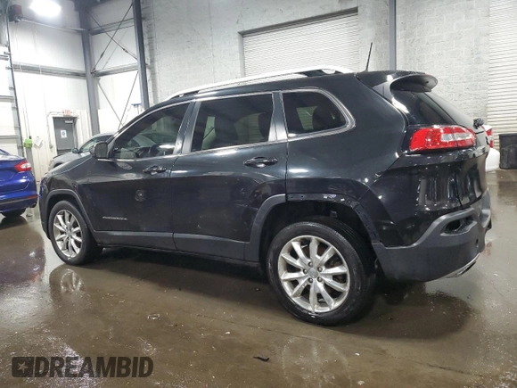 2016 Jeep Cherokee Limited with VIN 1C4PJLDS1GW249858, listed as a Copart auction lot 87513625 with 163,562 mi miles and Salvage Title. Bid and sale history available at carsss.com. Image 2.