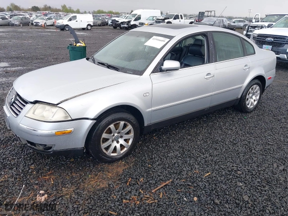 2003 Volkswagen Passat GLS with VIN WVWPD63B23P197123, listed as a IAAI auction lot 41916609 with 205,615 mi miles. Bid and sale history available at carsss.com. Image 17.