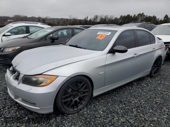 2008 BMW 3 Series 335i with VIN WBAVB73588VH23738, listed as a Copart auction lot 89168345 with 203,469 mi miles and Salvage title. Bid and sale history available at DreamBid. Image 1.