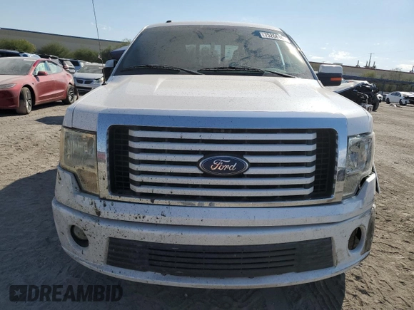 2011 Ford F-150 Lariat with VIN 1FTFW1E69BFA62878, listed as a Copart auction lot 75268164 with 168,779 mi miles and Salvage Title. Bid and sale history available at carsss.com. Image 5.