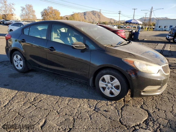 2015 Kia Forte LX with VIN KNAFX4A61F5342176, listed as a Copart auction lot 87465004 with 120,908 mi miles and Salvage Title. Bid and sale history available at carsss.com. Image 4.