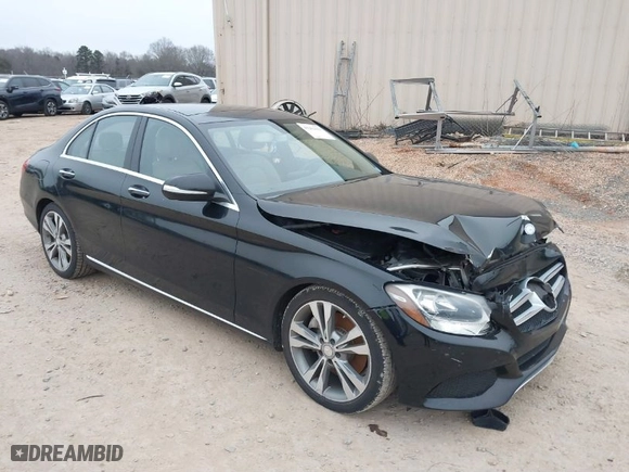 2015 Mercedes-Benz C-Class C 300 with VIN 55SWF4JB0FU080456, listed as a IAAI auction lot 41264441 with 139,584 mi miles. Bid and sale history available at carsss.com. Image 1.