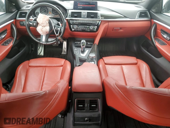 2018 BMW 4 Series 440i with VIN WBA4J5C51JBF07689, listed as a Copart auction lot 79044244 with 138,562 mi miles and Salvage Title. Bid and sale history available at DreamBid. Image 8.