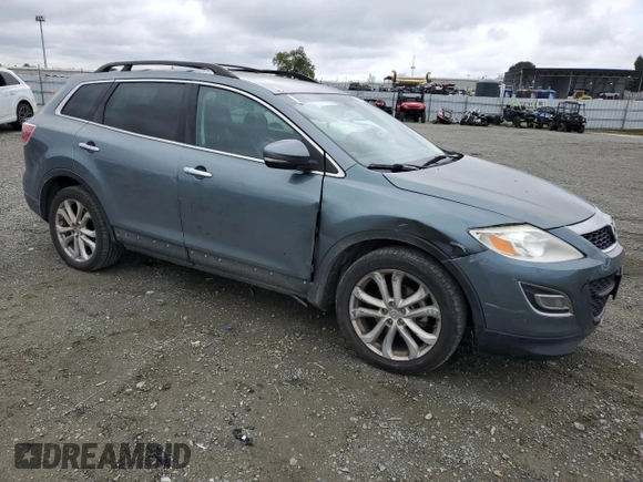 2011 Mazda CX-9 Grand Touring with VIN JM3TB3DV5B0304496, listed as a Copart auction lot 50094855 with 284,580 mi miles and Salvage Title. Bid and sale history available at DreamBid. Image 4.