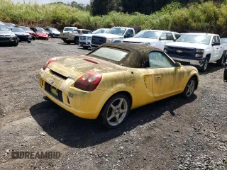 2003 Toyota MR2 z VIN JTDFR320530056678, wystawiony jako Copart lot #49745775 z przebiegiem 50 856 mil mil oraz Czysty tytuł • Clean title. Historia ofert i sprzedaży dostępna na DreamBid. Obrazek 3.