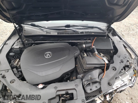 2016 Acura TLX V6 Tech with VIN 19UUB2F54GA009817, listed as a Copart auction lot 47186925 with 0 mi miles and Salvage Title. Bid and sale history available at carsss.com. Image 11.