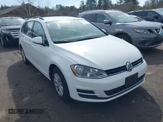 2017 Volkswagen Golf SportWagen S with VIN 3VWA17AUXHM500846, listed as a IAAI auction lot 41767974 with 91,077 mi miles. Bid and sale history available at carsss.com. Image 1.