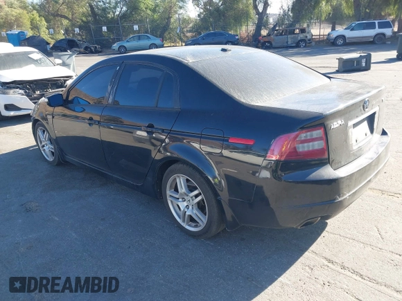 2008 Acura TL with VIN 19UUA66208A044355, listed as a IAAI auction lot 41377578 with 197,863 mi miles. Bid and sale history available at carsss.com. Image 3.