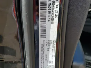 2021 Dodge Durango SXT Plus with VIN 1C4RDHAG2MC608984, listed as a Copart auction lot 72278754 with 39,119 mi miles and Salvage Title. Bid and sale history available at DreamBid. Image 16.