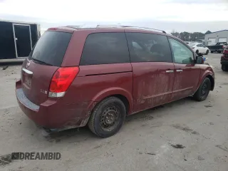 2007 Nissan Quest with VIN 5N1BV28U27N130688, listed as a Copart auction lot 42023765 with 219,621 mi miles and Salvage Title. Bid and sale history available at carsss.com. Image 3.