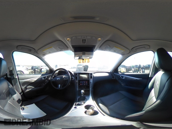 2014 Infiniti Q50 Premium with VIN JN1BV7AR6EM684135, listed as a IAAI auction lot 41407774 with 89,352 mi miles. Bid and sale history available at carsss.com. Image 18.