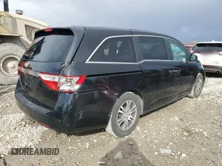 2011 Honda Odyssey EX-L with VIN 5FNRL5H67BB001266, listed as a Copart auction lot 48247265 with 160,524 mi miles and Salvage Title. Bid and sale history available at DreamBid. Image 3.