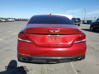 2019 Genesis G70 Dynamic with VIN KMTG34LE7KU015581, listed as a Copart auction lot 79349084 with 32,338 mi miles and Salvage Title. Bid and sale history available at DreamBid. Image 6.