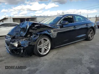 2018 Audi A5 Sportback Premium Plus с VIN WAUENCF51JA046988, выставлен на аукционе Copart как лот 51816565 с пробегом Не указан миль и Списание • Salvage title. История ставок и продаж доступна на DreamBid. Изображение 1.