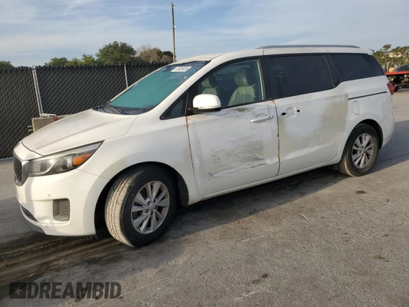 2017 Kia Sedona LX with VIN KNDMB5C13H6254579, listed as a Copart auction lot 53925035 with 170,854 mi miles and Clean Title. Bid and sale history available at carsss.com. Image 1.