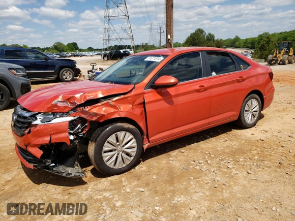 2019 Volkswagen Jetta S z VIN 3VWCB7BU7KM189677, wystawiony jako Copart lot #51671914 z przebiegiem 98 291 mil mil oraz Szkoda całkowita • Salvage title. Historia ofert i sprzedaży dostępna na DreamBid. Obrazek 1.