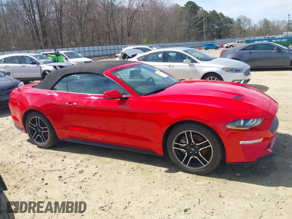 2018 Ford Mustang EcoBoost Premium with VIN 1FATP8UH7J5155307, listed as a IAAI auction lot 41807945 with 57,933 mi miles and . Bid and sale history available at carsss.com. Image 13.
