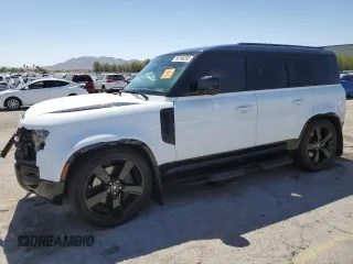 2025 Land Rover Defender X-Dynamic SE with VIN SALE27EUXS2387239, listed as a Copart auction lot 58196265 with 4,513 mi miles and Salvage title. Bid and sale history available at DreamBid. Image 1.