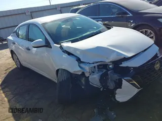 2024 Nissan Sentra S z VIN 3N1AB8BV4RY386837, wystawiony jako IAAI lot #41503219 z przebiegiem 5 305 mil mil oraz . Historia ofert i sprzedaży dostępna na DreamBid. Obrazek 1.