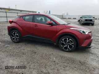 2018 Toyota C-HR XLE z VIN NMTKHMBX9JR048418, wystawiony jako Copart lot #49369744 z przebiegiem 116 661 mil mil oraz Szkoda całkowita • Salvage title. Historia ofert i sprzedaży dostępna na DreamBid. Obrazek 4.
