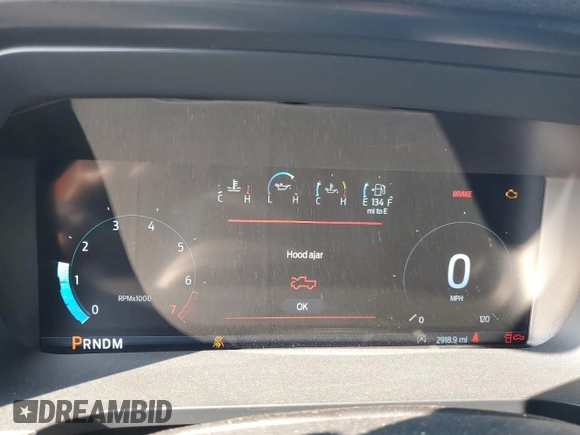 2024 Ford F-150 with VIN 1FTFW4L82RFA68991, listed as a Copart auction lot 72004024 with 2,918 mi miles and Salvage title. Bid and sale history available at DreamBid. Image 9.