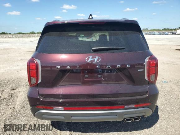 2024 Hyundai Palisade Limited z VIN KM8R5DGE0RU762098, wystawiony jako Copart lot #49864755 z przebiegiem 1 003 mil mil oraz Szkoda całkowita • Salvage title. Historia ofert i sprzedaży dostępna na DreamBid. Obrazek 6.