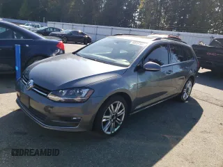 2015 Volkswagen Golf SportWagen TDI SE with VIN 3VWCA7AU0FM513613, listed as a Copart auction lot 50815164 with 157,385 mi miles. Bid and sale history available at carsss.com. Image 1.