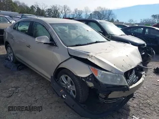 2012 Buick LaCrosse Leather with VIN 1G4GC5E39CF343974, listed as a IAAI auction lot 41211101 with 1 mi miles. Bid and sale history available at carsss.com. Image 1.