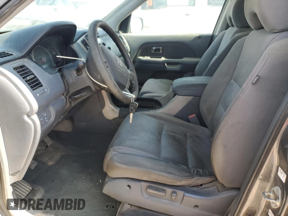 2007 Honda Pilot EX with VIN 2HKYF18467H536124, listed as a Copart auction lot 55494155 with 173,206 mi miles and Clean Title. Bid and sale history available at carsss.com. Image 7.
